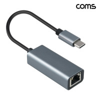 Coms USB C타입 to RJ45 기가비트 유선랜카드 1000Mbps