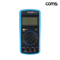 Coms 디지털 멀티 테스터기 AC DC 전압 전류 저항 다이오드 hFE LCD 디스플레이