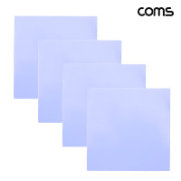 Coms 쿨러 열전도 TAPE 써멀패드 100 x 100mm 테이프 4개입