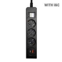 USB C타입 멀티탭 3구 5M 블랙