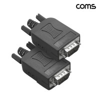 Coms 조합 커넥터 터미널 10P RS232 제작용 DB9 M 2개입
