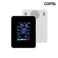 Coms 공기질 측정기 CO2 TVOC HCHO 온습도 새집증후군