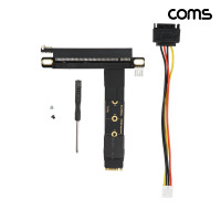 Coms M.2 NVMe to PCIe x16 어댑터 (PCIe x4 기반) M.2 MKey