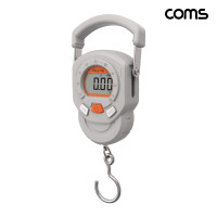 Coms 디지털 손저울 여행 가방 수하물 무게 측정 60kg