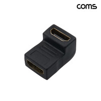 Coms HDMI to HDMI 연장 젠더 꺾임형