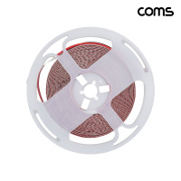 Coms LED 줄조명 슬림형 5M White 6500K DC 12V 초고휘도 슬림형 LED바 DIY 램프 다용도 리폼 기판 교체