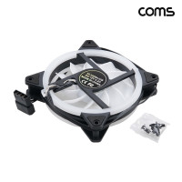 Coms 레인보우 쿨러 케이스 120mm Rainbow LED Cooler 쿨러 팬