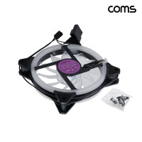 Coms 레인보우 쿨러 케이스 CASE 120mm Rainbow LED Cooler 쿨러 팬