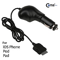 Coms A사 iOS 스마트폰 차량용 충전 케이블(black)